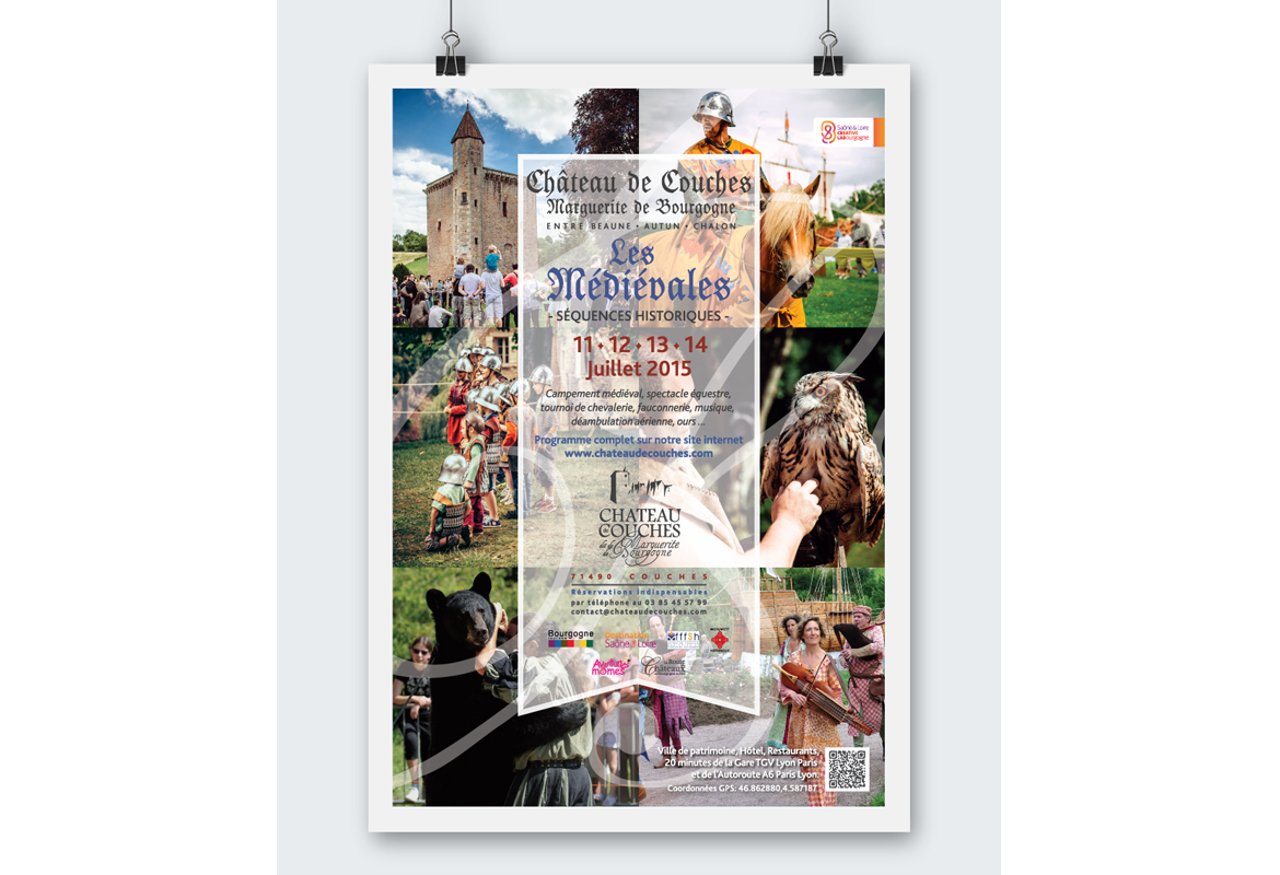 Affiche festival Les Medievales 2015